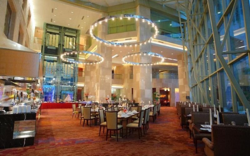 Altın Tours Shanghai Shaoxing New Century Grand Hotel Yemek Salonu 2 Fuar Ara Fuar Sorgu Çin Vizesi Çin Fuarları Altın Turizm